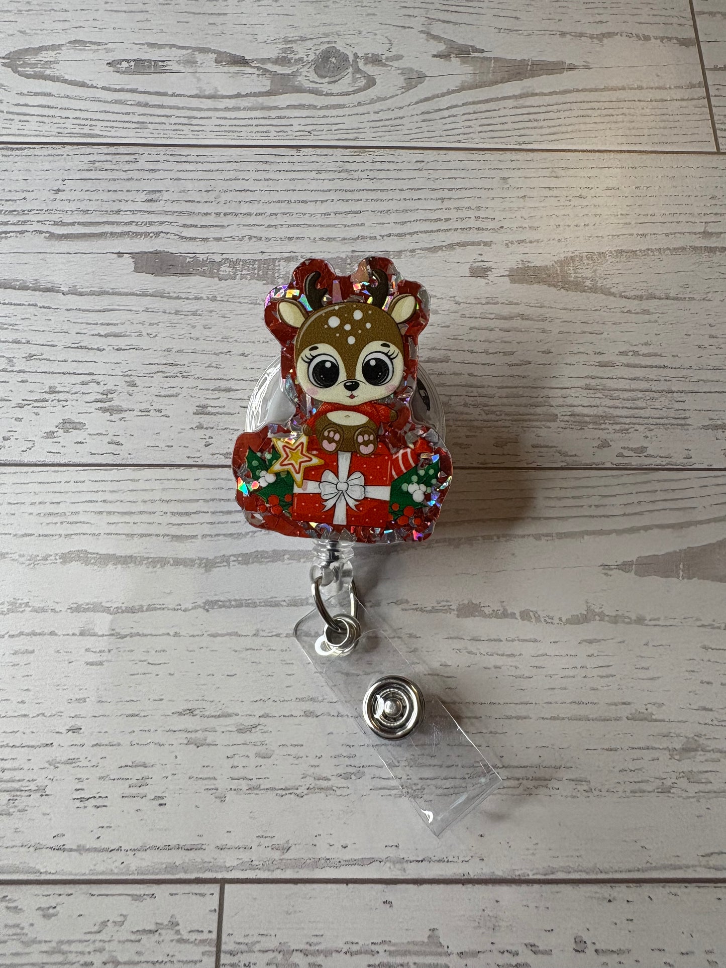 Cute Reindeer | Christmas Badge Reel