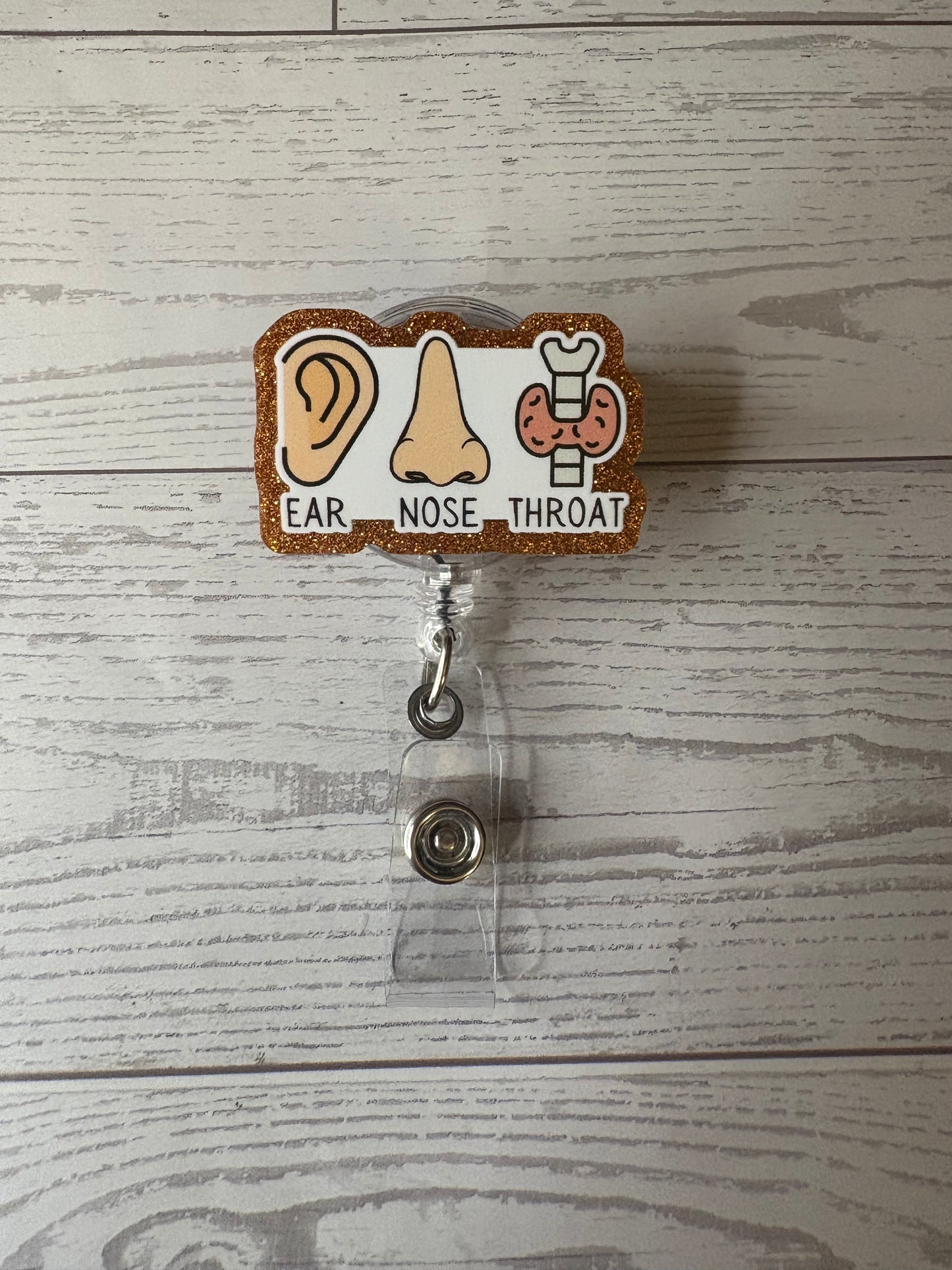 ENT Badge Reel | Ear Nose Throat ID Holder