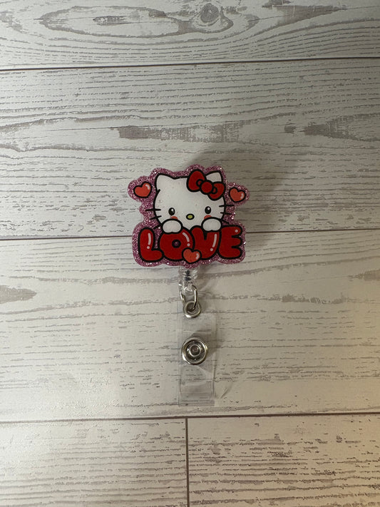 Hello Kitty Love Badge Reel 🎀❤️